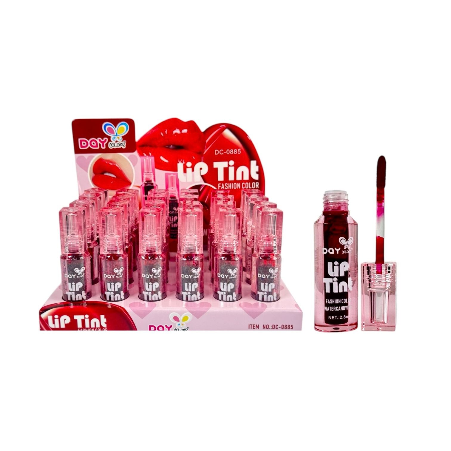 TINTA DE LABIOS BOTELLITA FASHION COLOR 2.8ML DAY COLORS