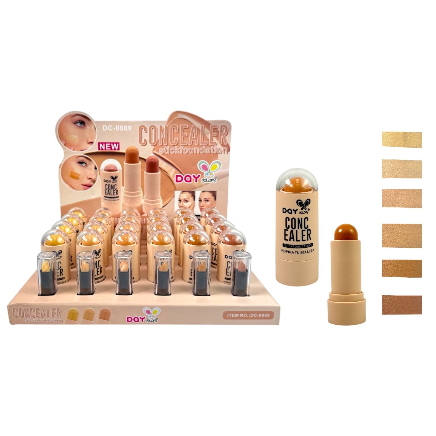 CORRECTOR EN BARRA STICKFOUNDATION DAY COLORS
