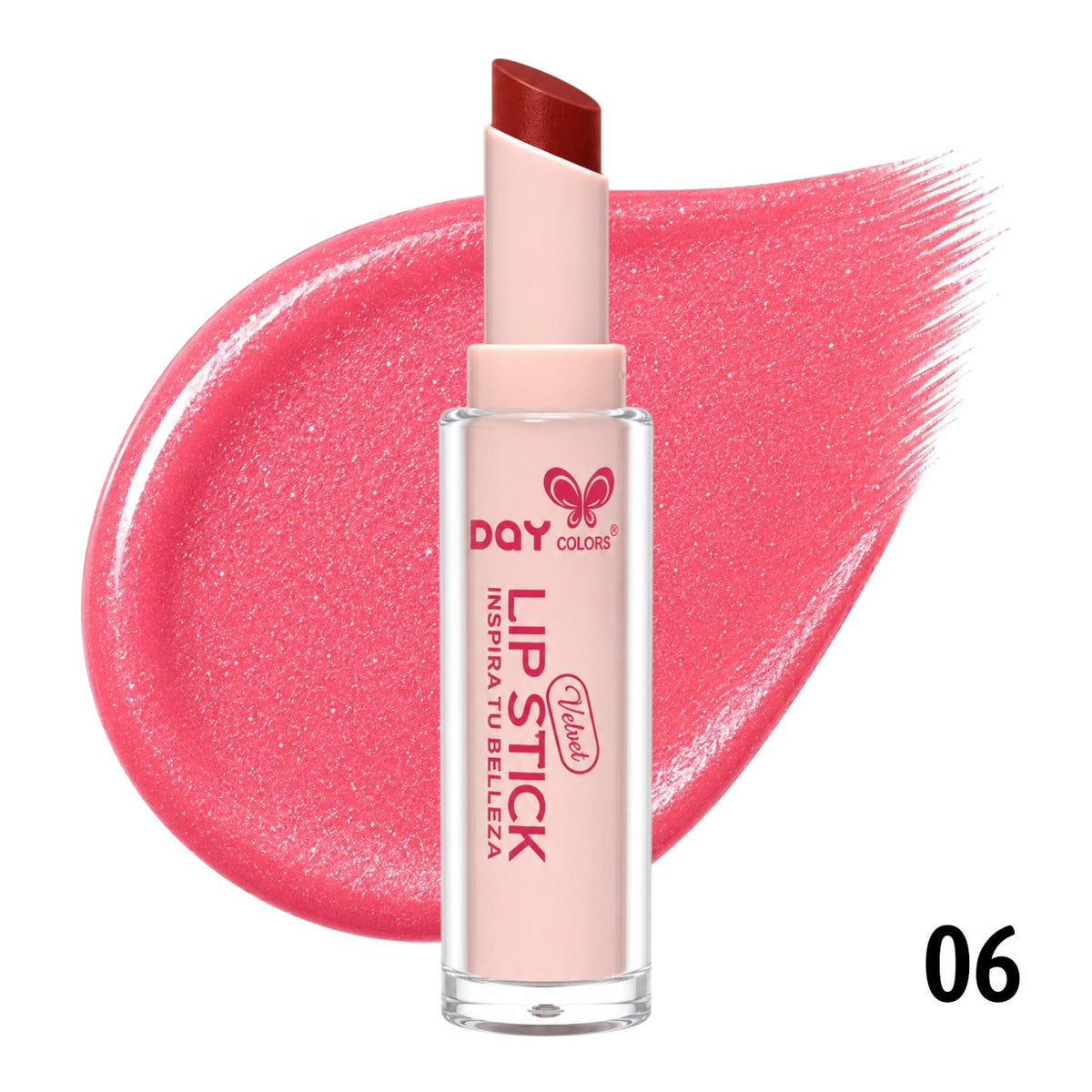 LABIAL EN BARRA LIP STICK VELVET DAY COLORS