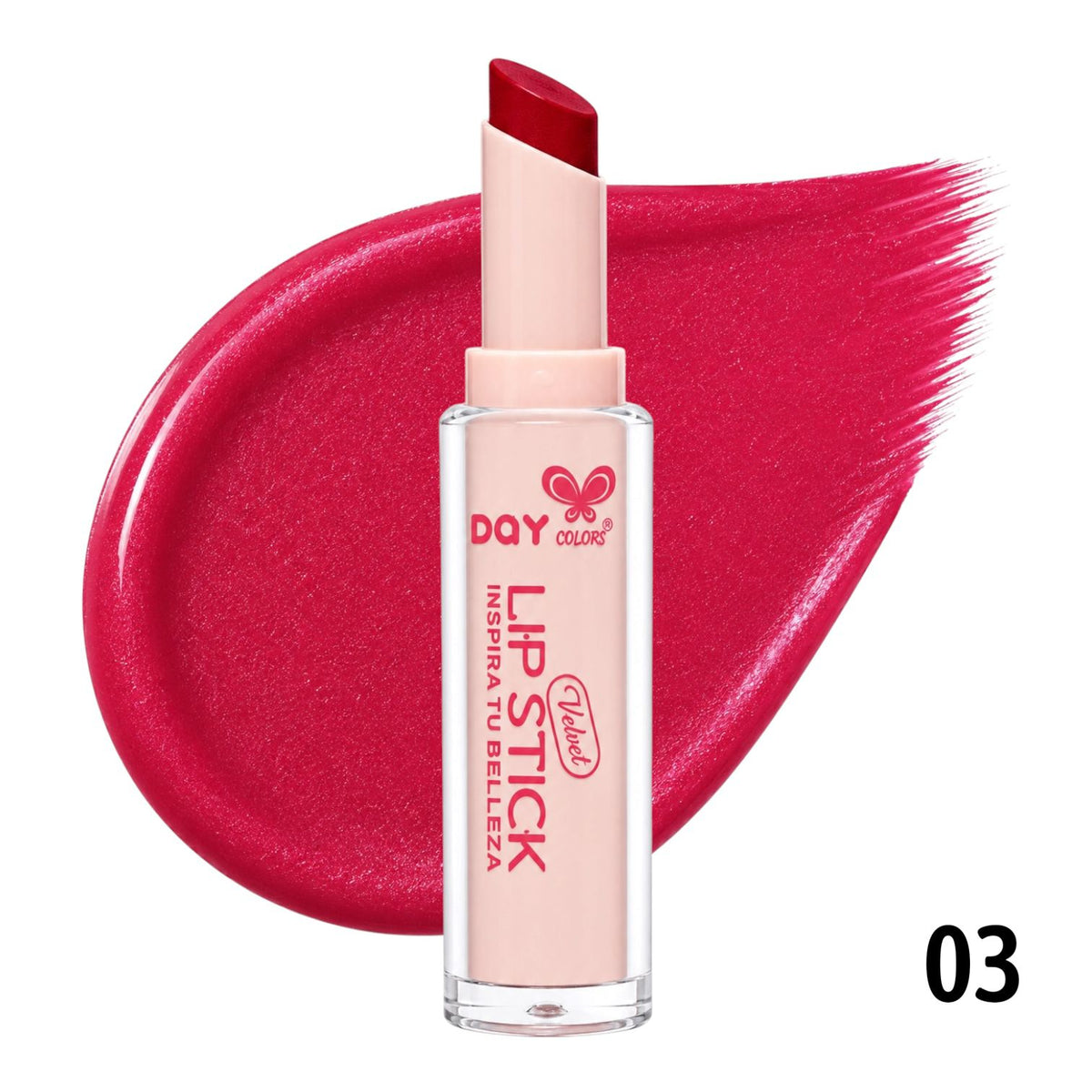 LABIAL EN BARRA LIP STICK VELVET DAY COLORS