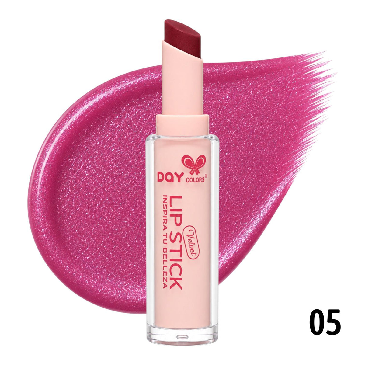 LABIAL EN BARRA LIP STICK VELVET DAY COLORS