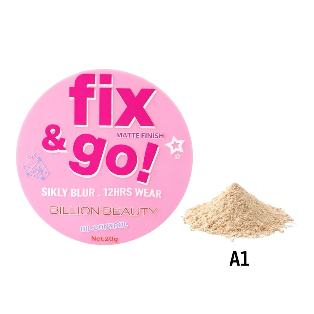 POLVO SUELTO FIX & GO 20G BILLION BEAUTY