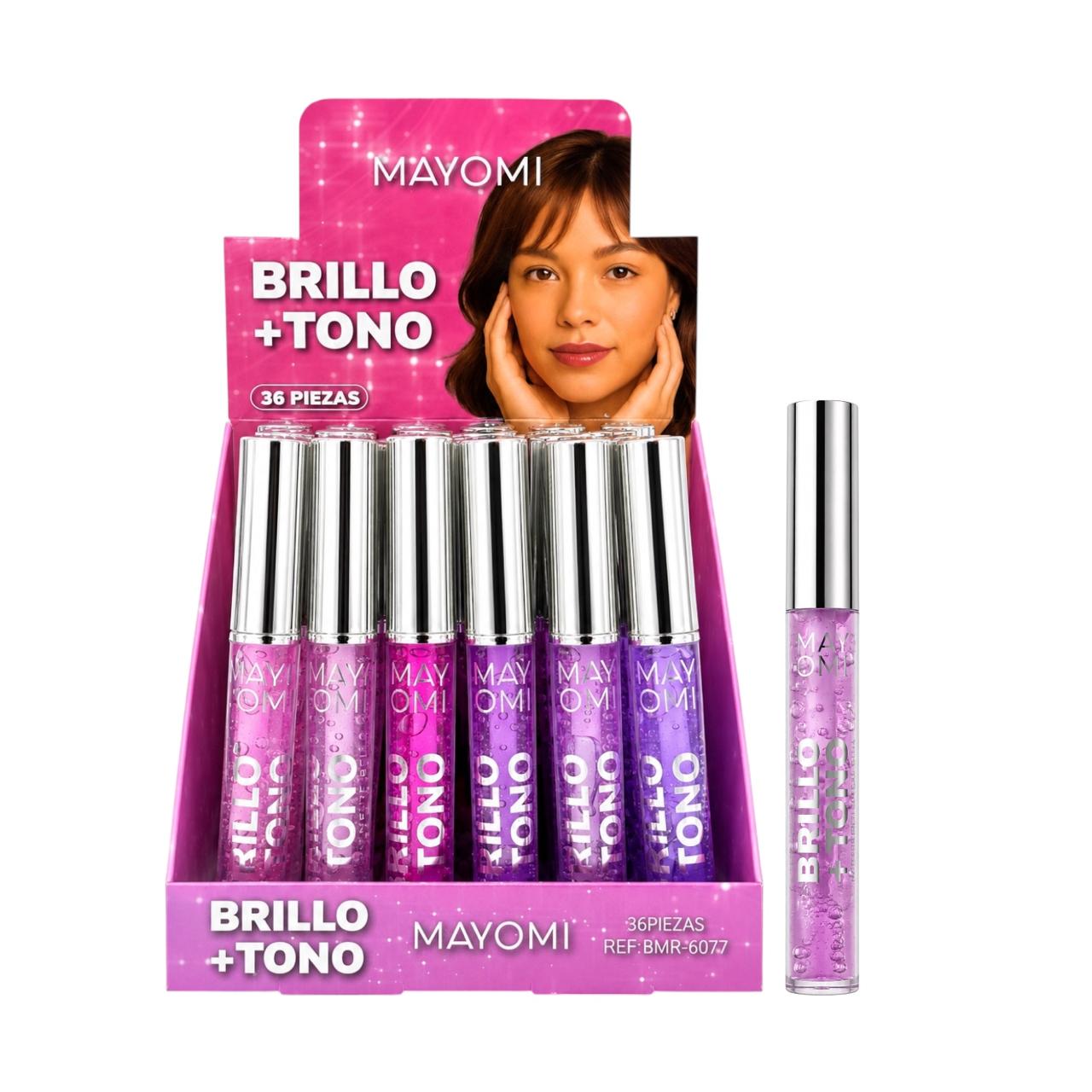 BRILLO GLOSS ESCARCHADO BRILLO+TONO NATURALMENTE BELLA 2.6ML MAYOMI