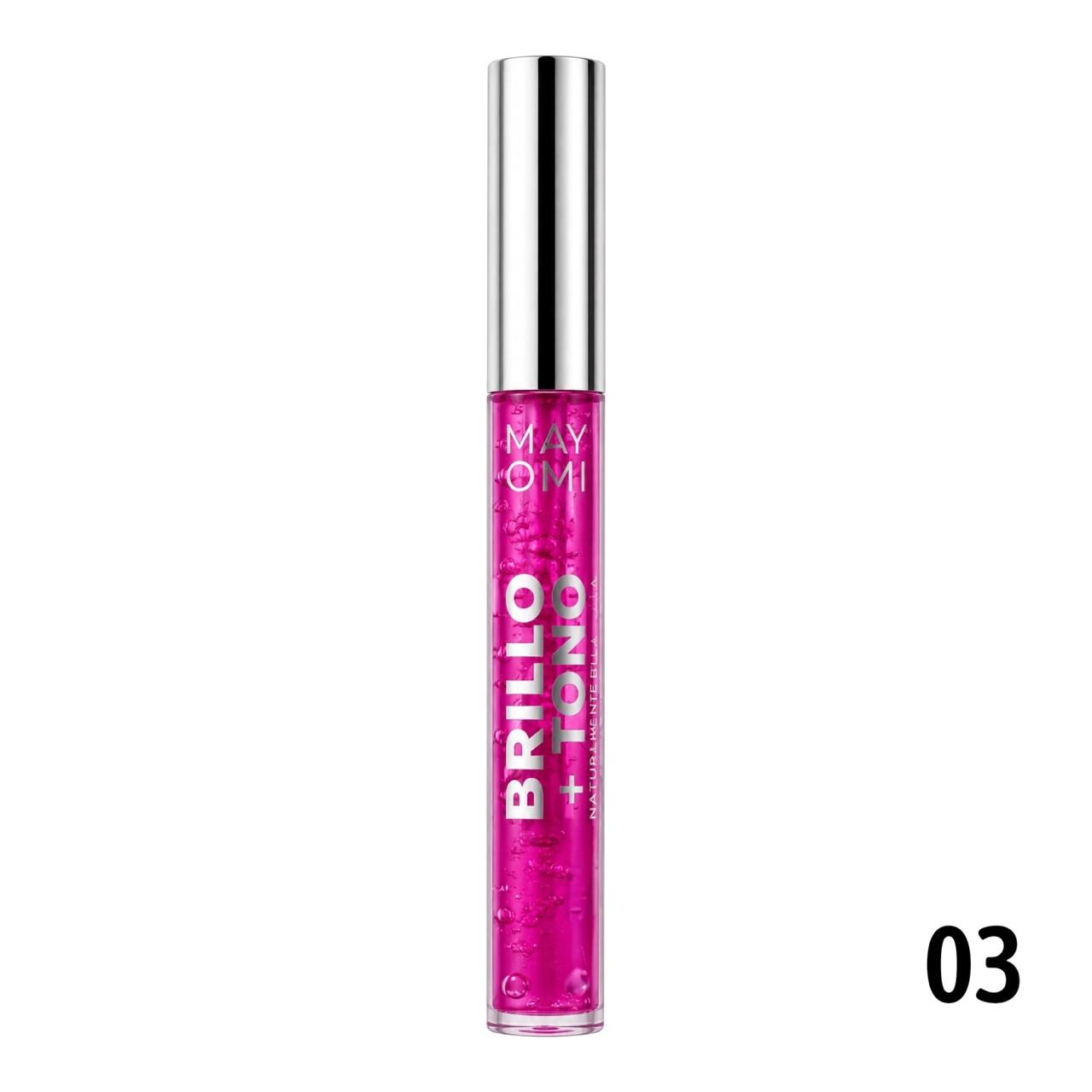 BRILLO GLOSS ESCARCHADO BRILLO+TONO NATURALMENTE BELLA 2.6ML MAYOMI