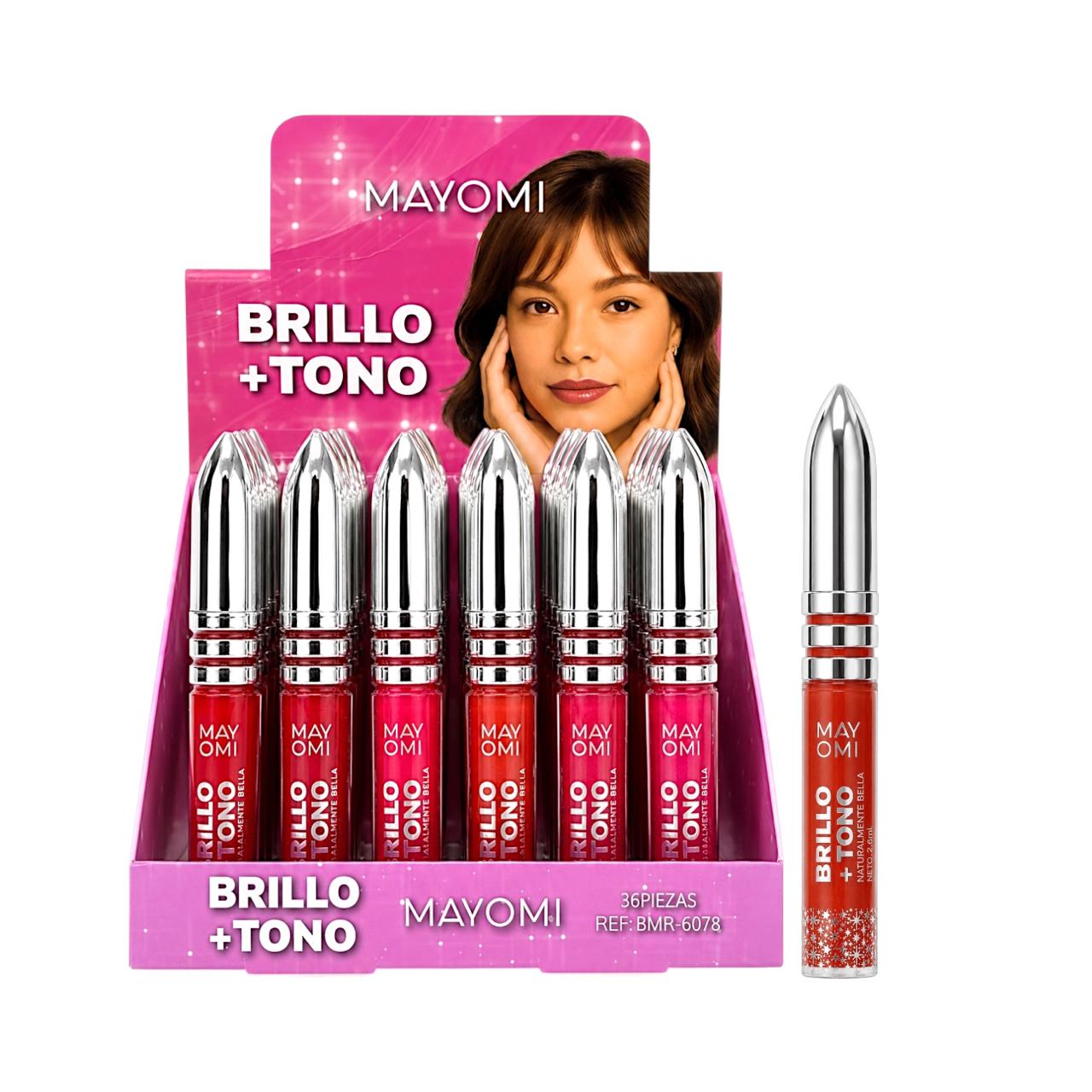BRILLO GLOSS TONOS ROJOS BRILLO+TONO 2.6ML MAYOMI