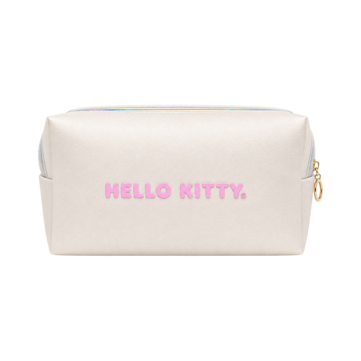 COSMETIQUERA HELLO KITTY ESCARCHADA / STITCH TORNASOL
