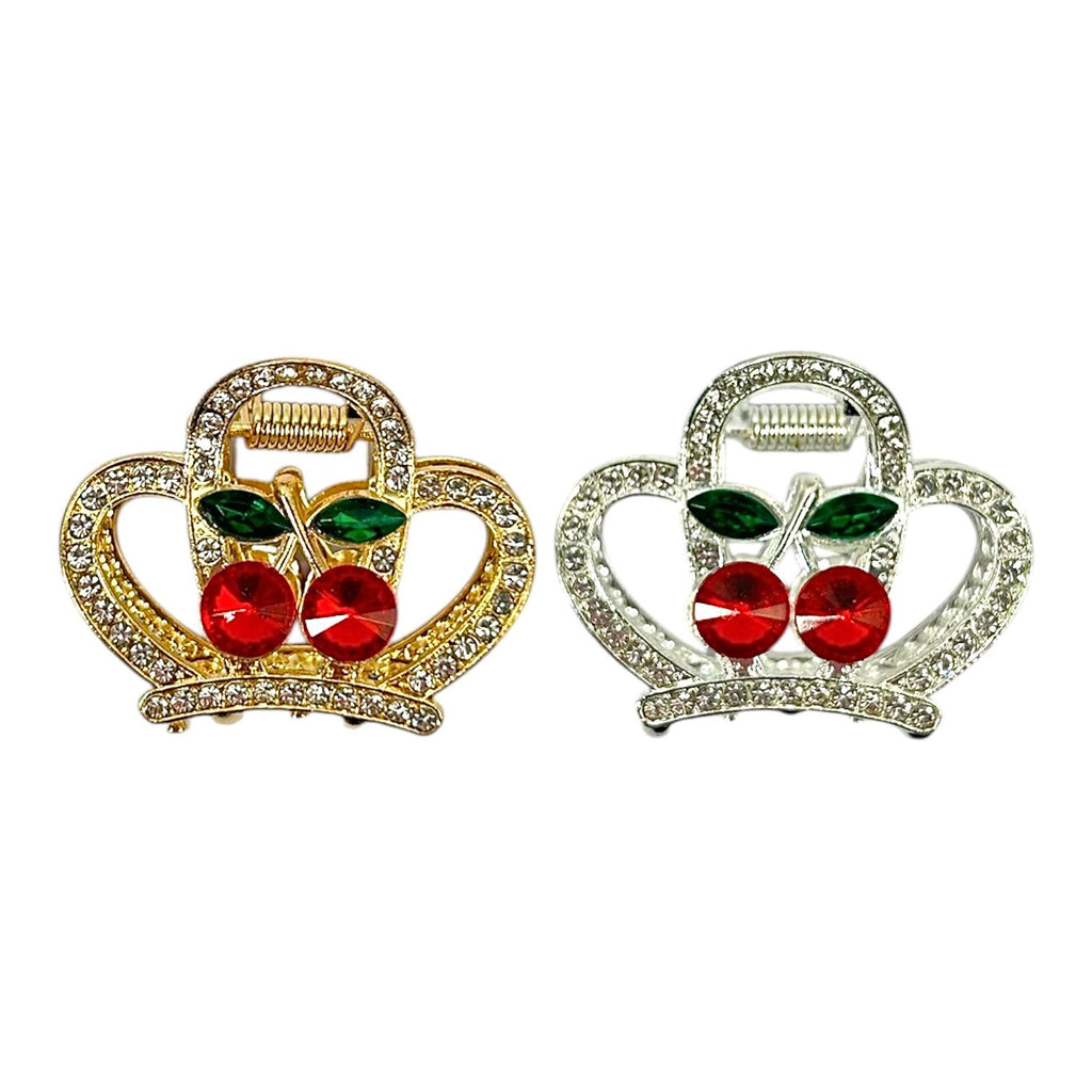 CAIMAN METALICO GEMAS KUROMI HELLO KITTY MICKEY MOUSE MOÑO CORAZON FLOR CORONA CEREZAS