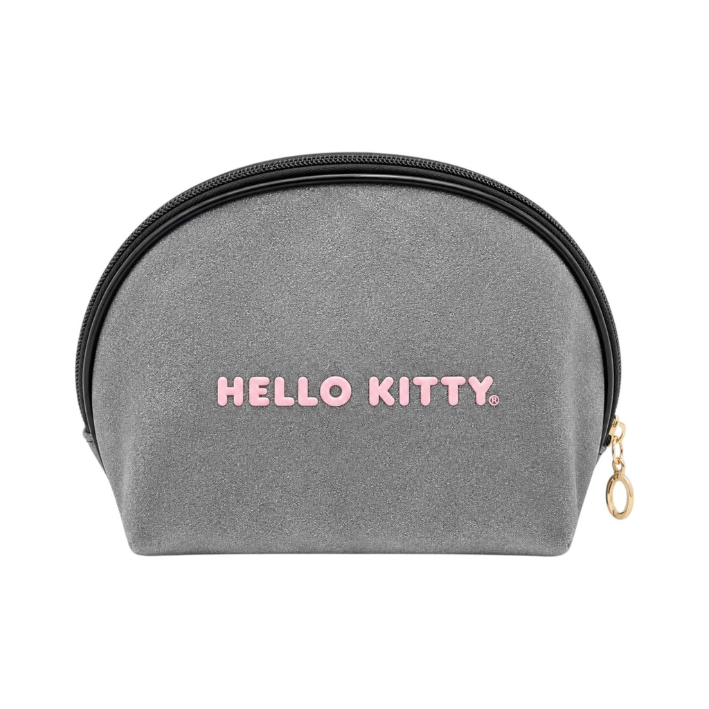 COSMETIQUERA SEMICIRCULO ESCARCHADA HELLO KITTY