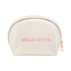 COSMETIQUERA SEMICIRCULO ESCARCHADA HELLO KITTY