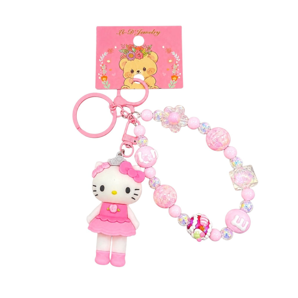 LLAVERO HELLO KITTY CON LLAVERO PULSERA