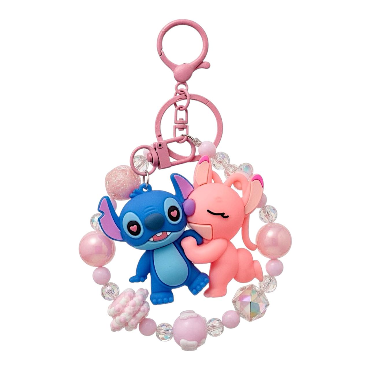 LLAVERO STITCH CON LLAVERO PULSERA