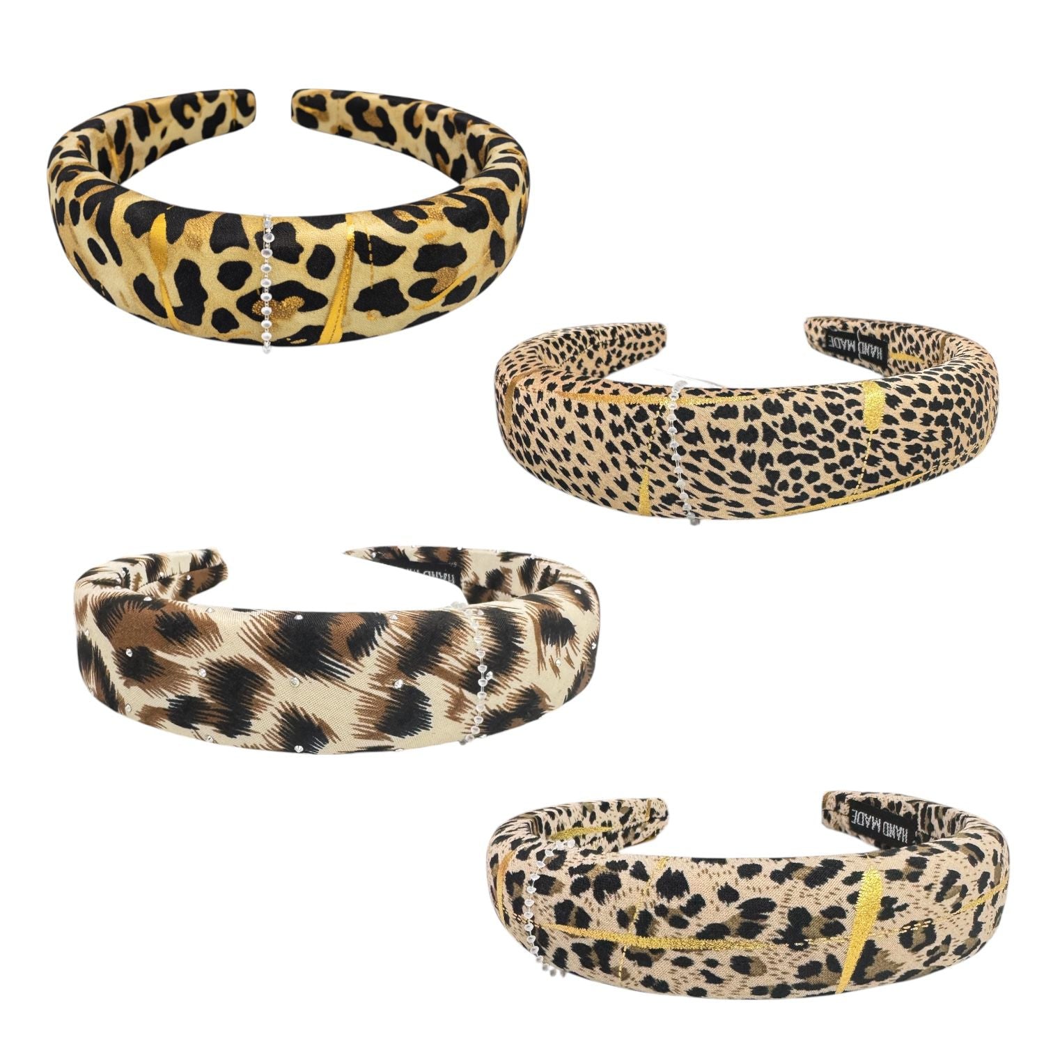 DIADEMA ACOLCHADA ANIMAL PRINT HAND MADE