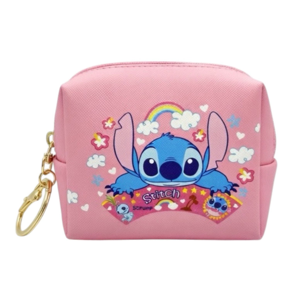 MONEDERO PEQUE ESCARCHADO HELLO KITTY / STITCH
