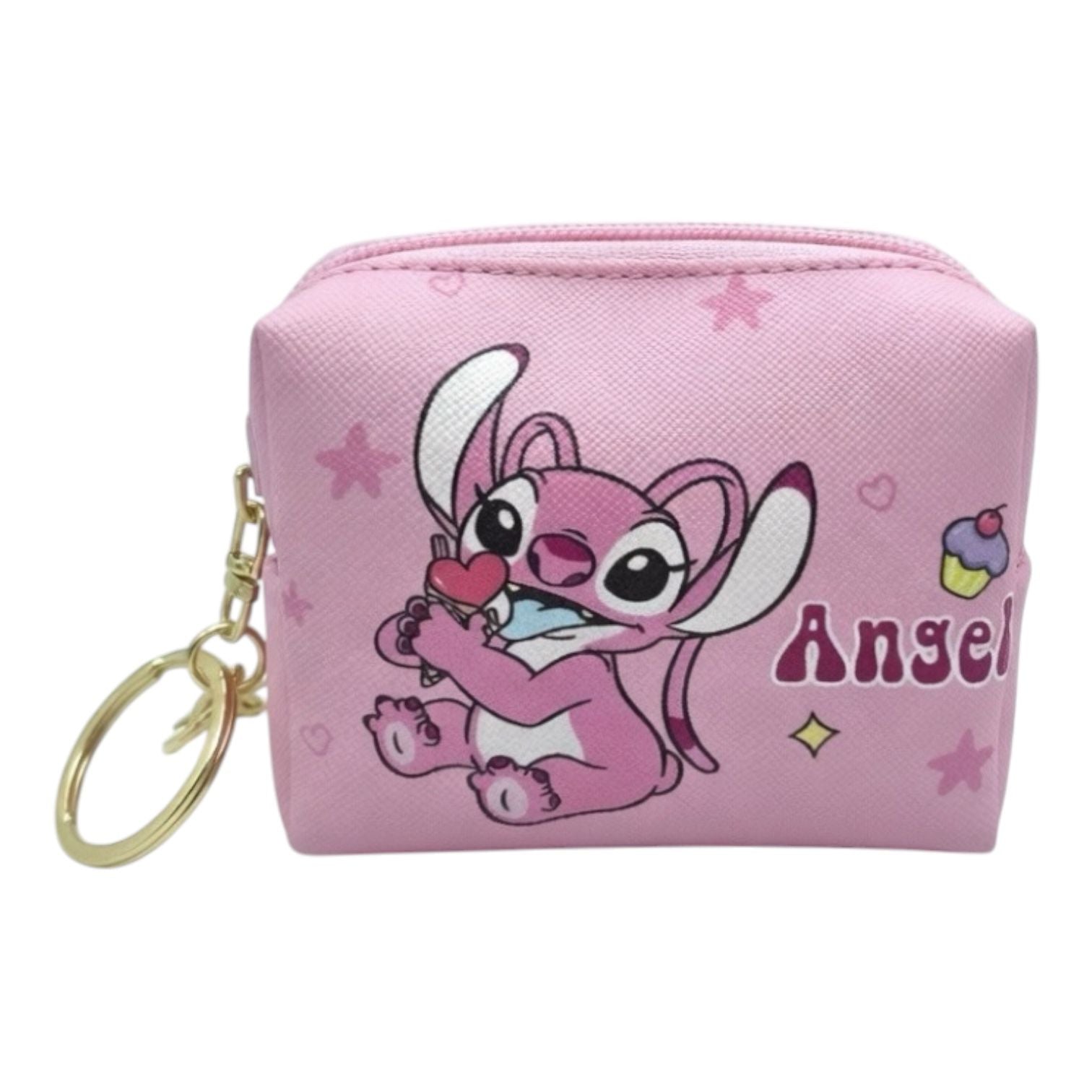 MONEDERO PEQUE ESCARCHADO HELLO KITTY / STITCH