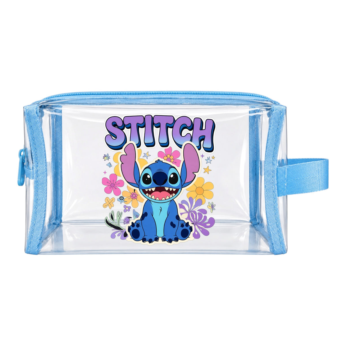 COSMETIQUERA TRANSPARENTE STITCH/ANGELA- HELLO KITTY
