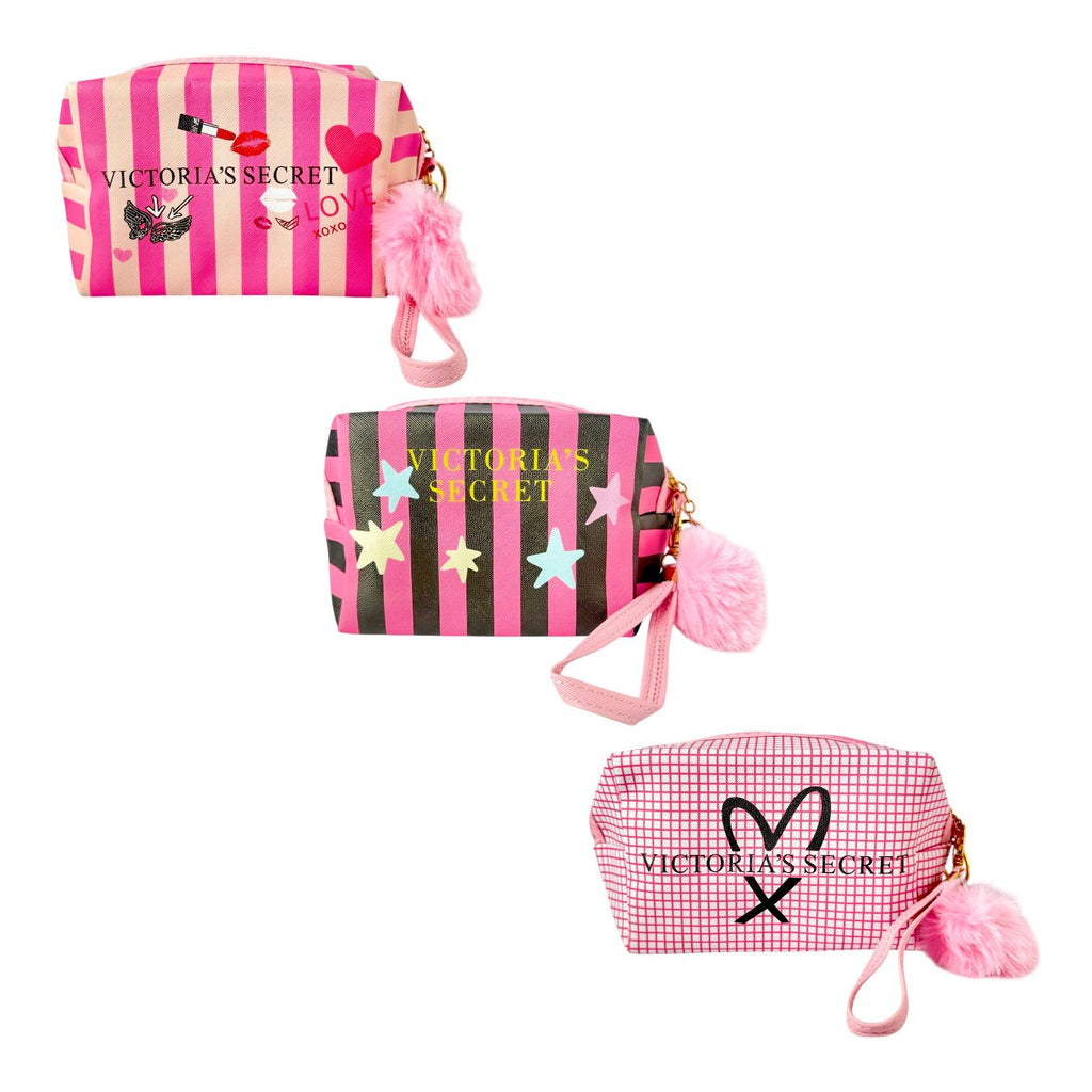 COSMETIQUERA VICTORIA'S SECRECT CON POMPON