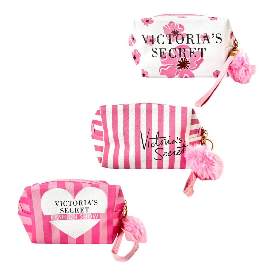 COSMETIQUERA VICTORIA'S SECRECT CON POMPON