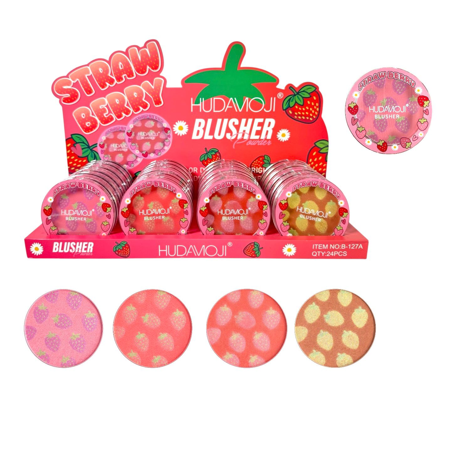 RUBOR STRAWBERRY BLUSHER FRESITAS HUDAMOJI