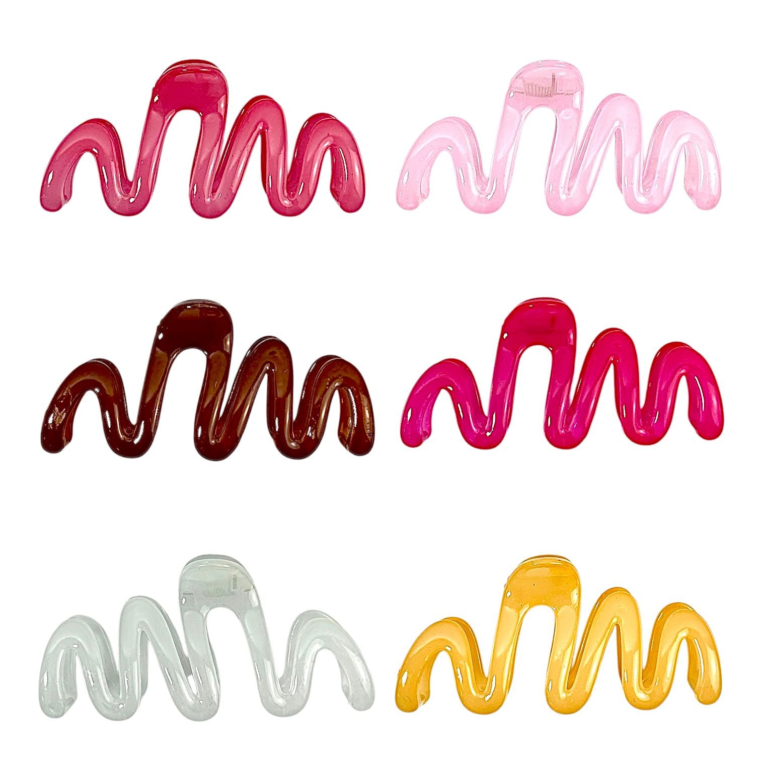 CAIMAN TORNASOL MATTE ONDA MARIPOSA RECTANGULO FLORES SURTIDAS HAWAIANA