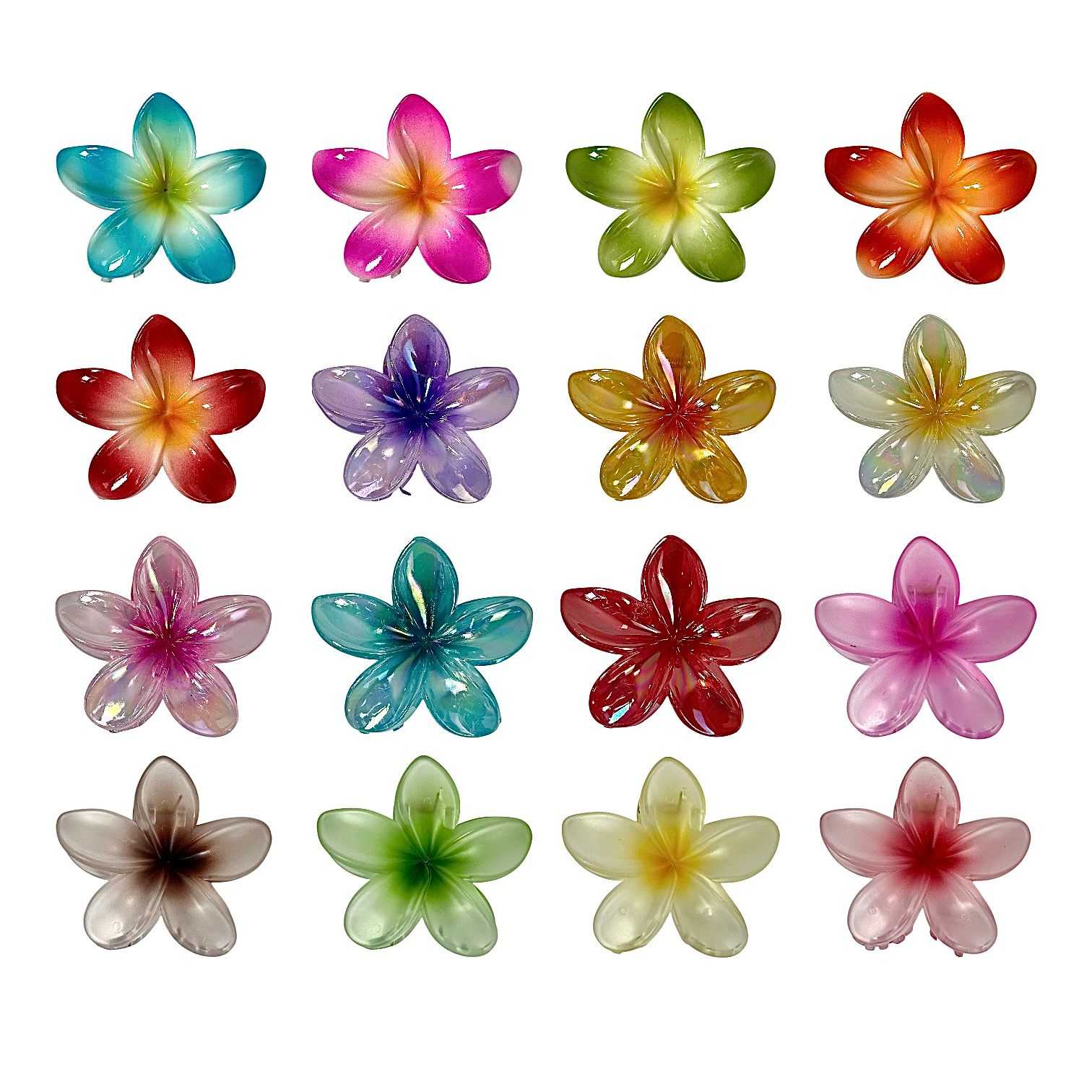 CAIMAN TORNASOL MATTE ONDA MARIPOSA RECTANGULO FLORES SURTIDAS HAWAIANA