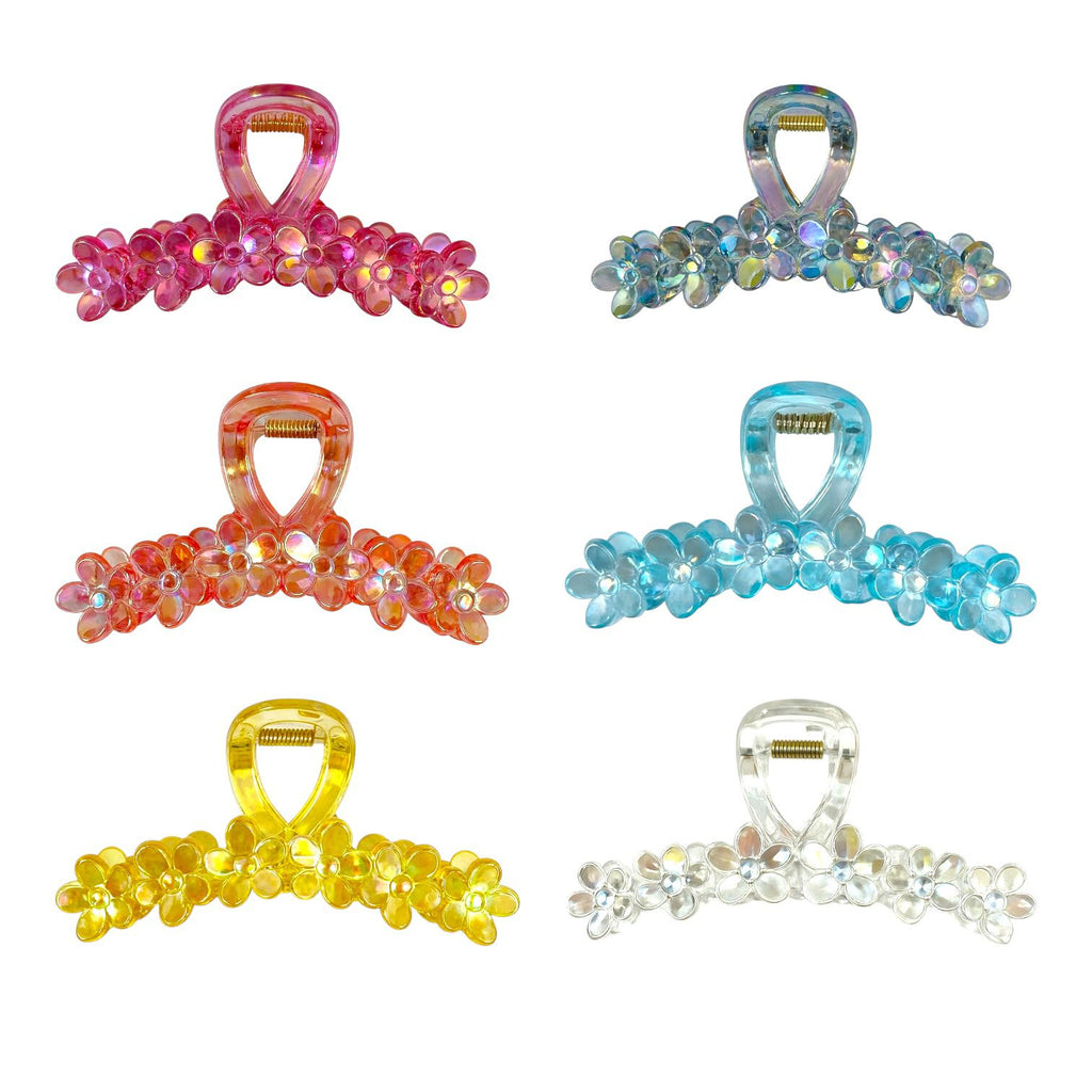 CAIMAN TORNASOL MATTE ONDA MARIPOSA RECTANGULO FLORES SURTIDAS HAWAIANA