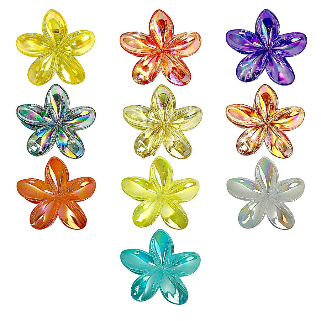 CAIMAN TORNASOL MATTE ONDA MARIPOSA RECTANGULO FLORES SURTIDAS HAWAIANA