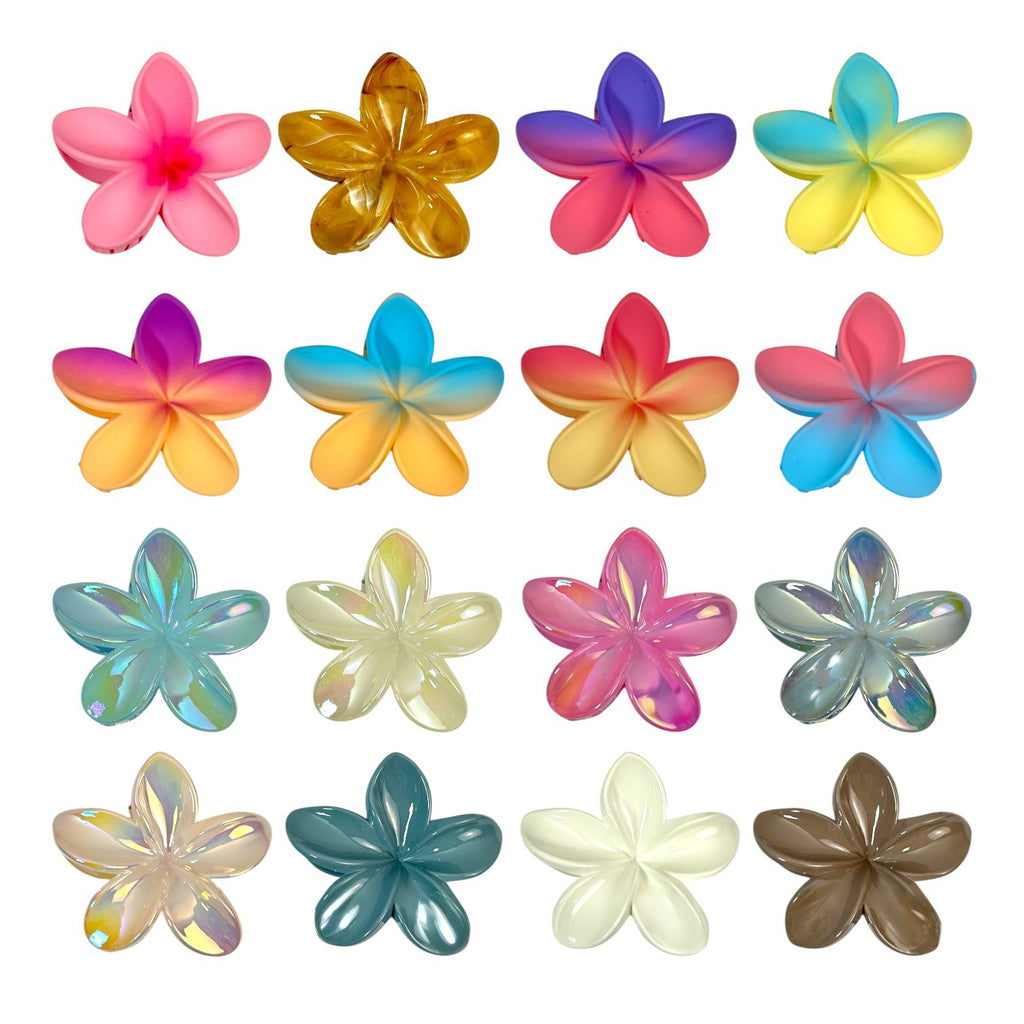 CAIMAN TORNASOL MATTE ONDA MARIPOSA RECTANGULO FLORES SURTIDAS HAWAIANA