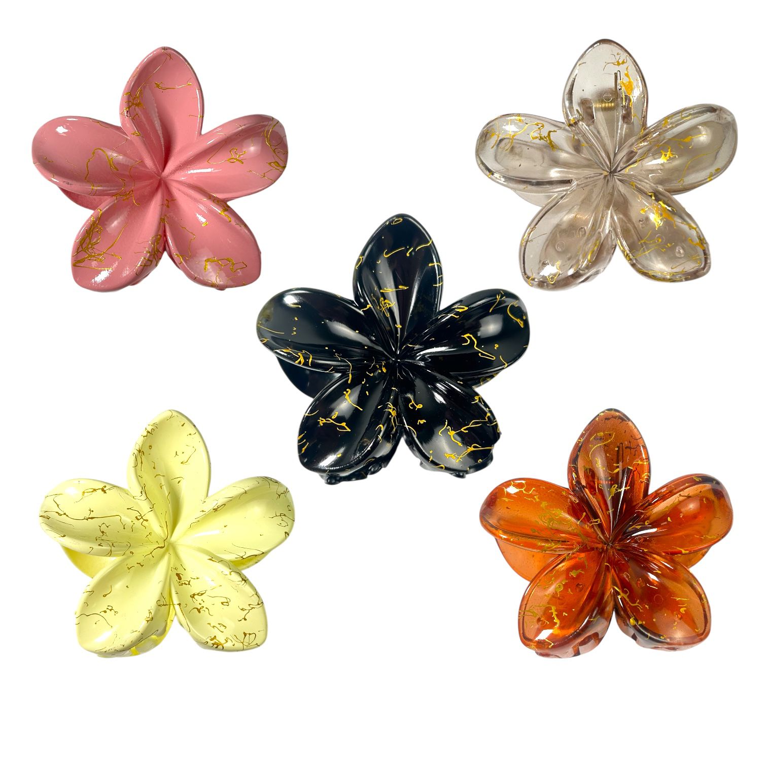 CAIMAN TORNASOL MATTE ONDA MARIPOSA RECTANGULO FLORES SURTIDAS HAWAIANA