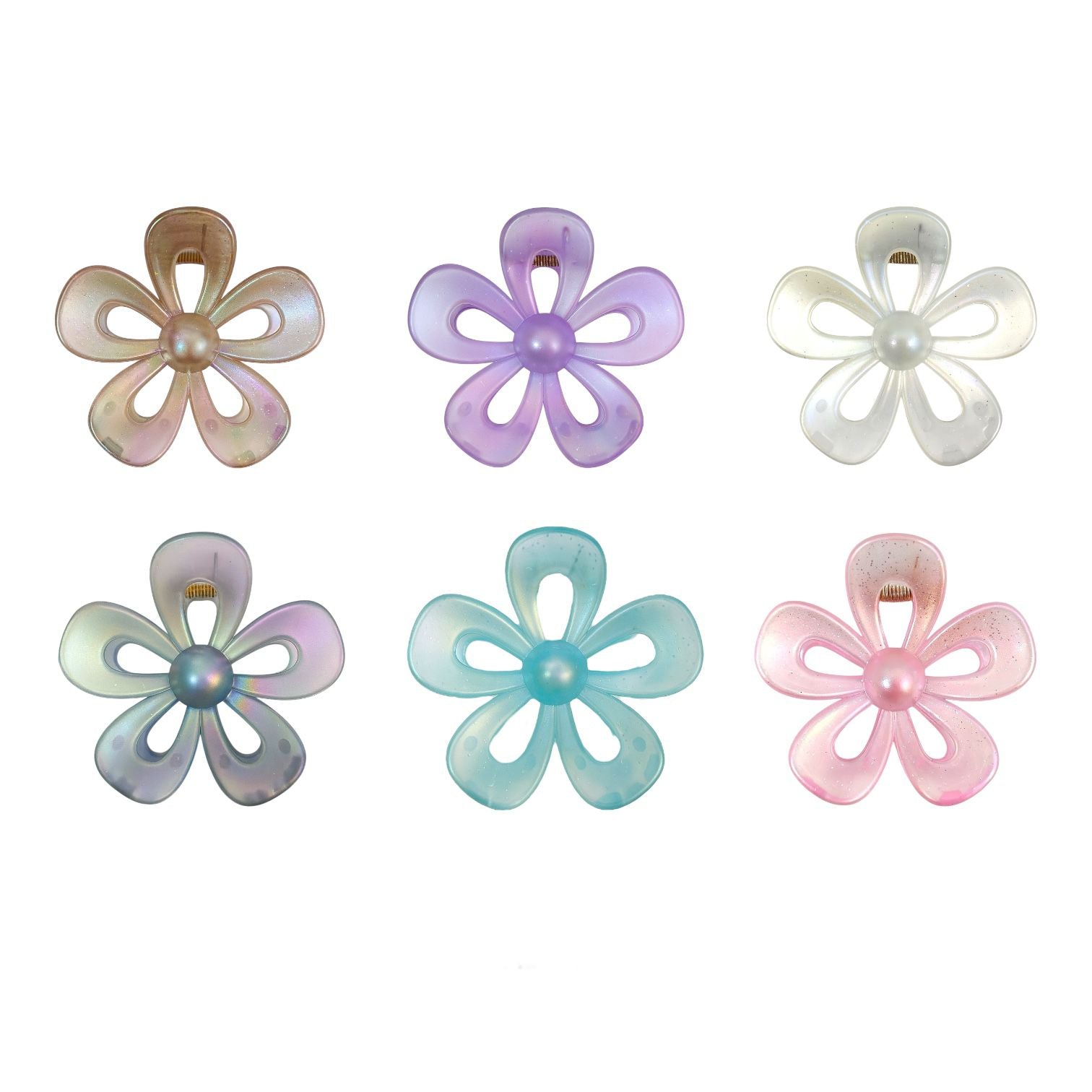 CAIMAN TORNASOL MATTE ONDA MARIPOSA RECTANGULO FLORES SURTIDAS HAWAIANA