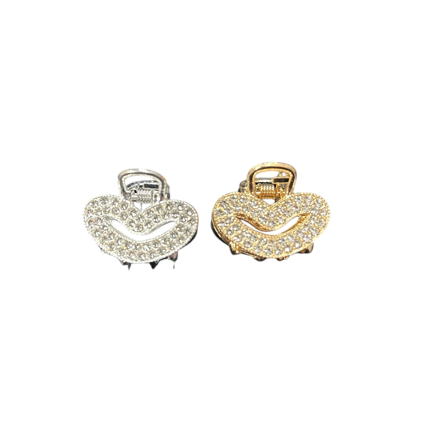 MINI CAIMAN METALICO PLATEADO / DORADO GEMAS FIGURAS