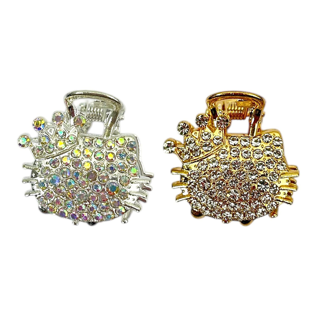 MINI CAIMAN METALICO PLATEADO / DORADO GEMAS FIGURAS