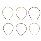 DIADEMA SUPER DELGADA MURANO PERLAS Y GEMAS