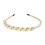 DIADEMA SUPER DELGADA MURANO PERLAS Y GEMAS