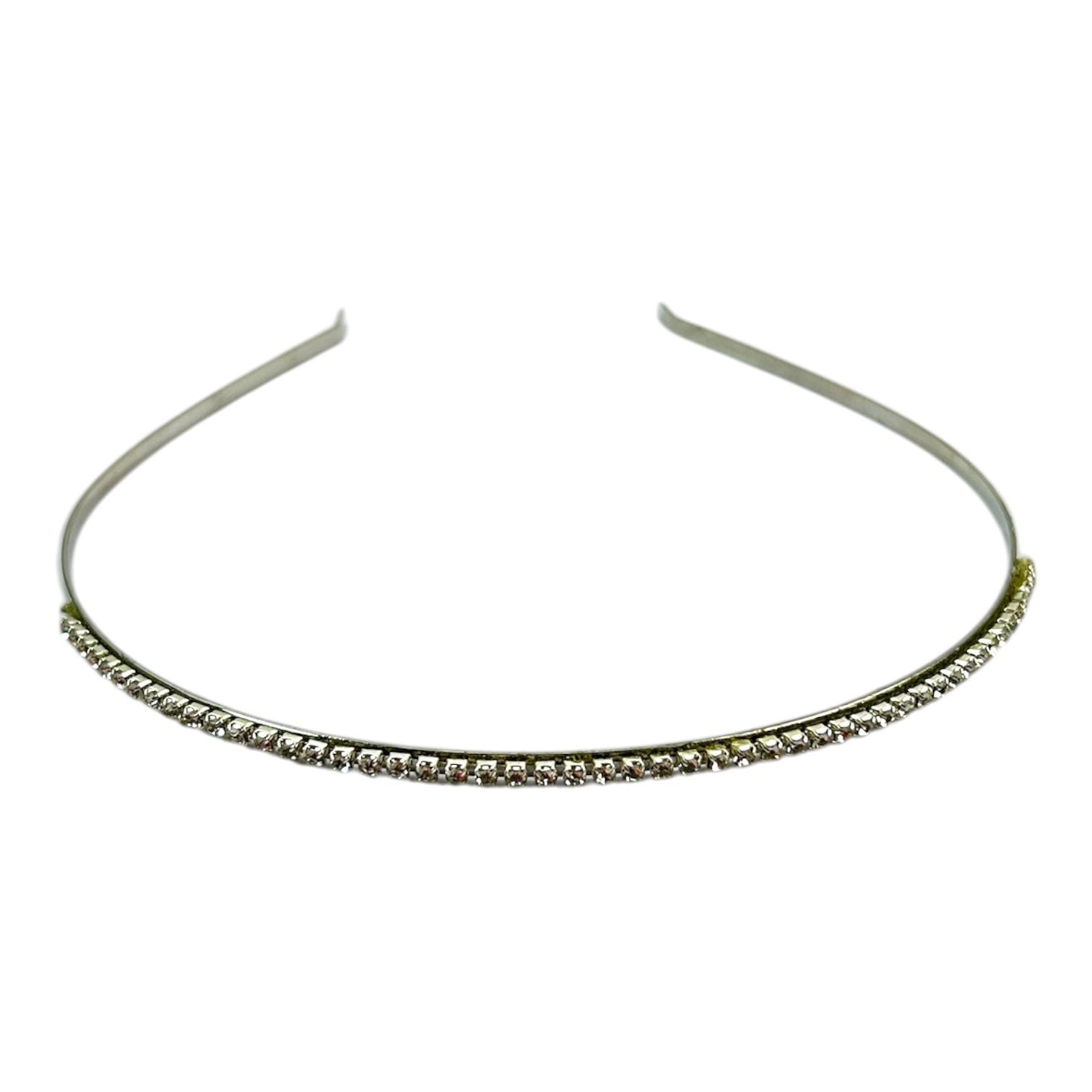 DIADEMA SUPER DELGADA MURANO PERLAS Y GEMAS