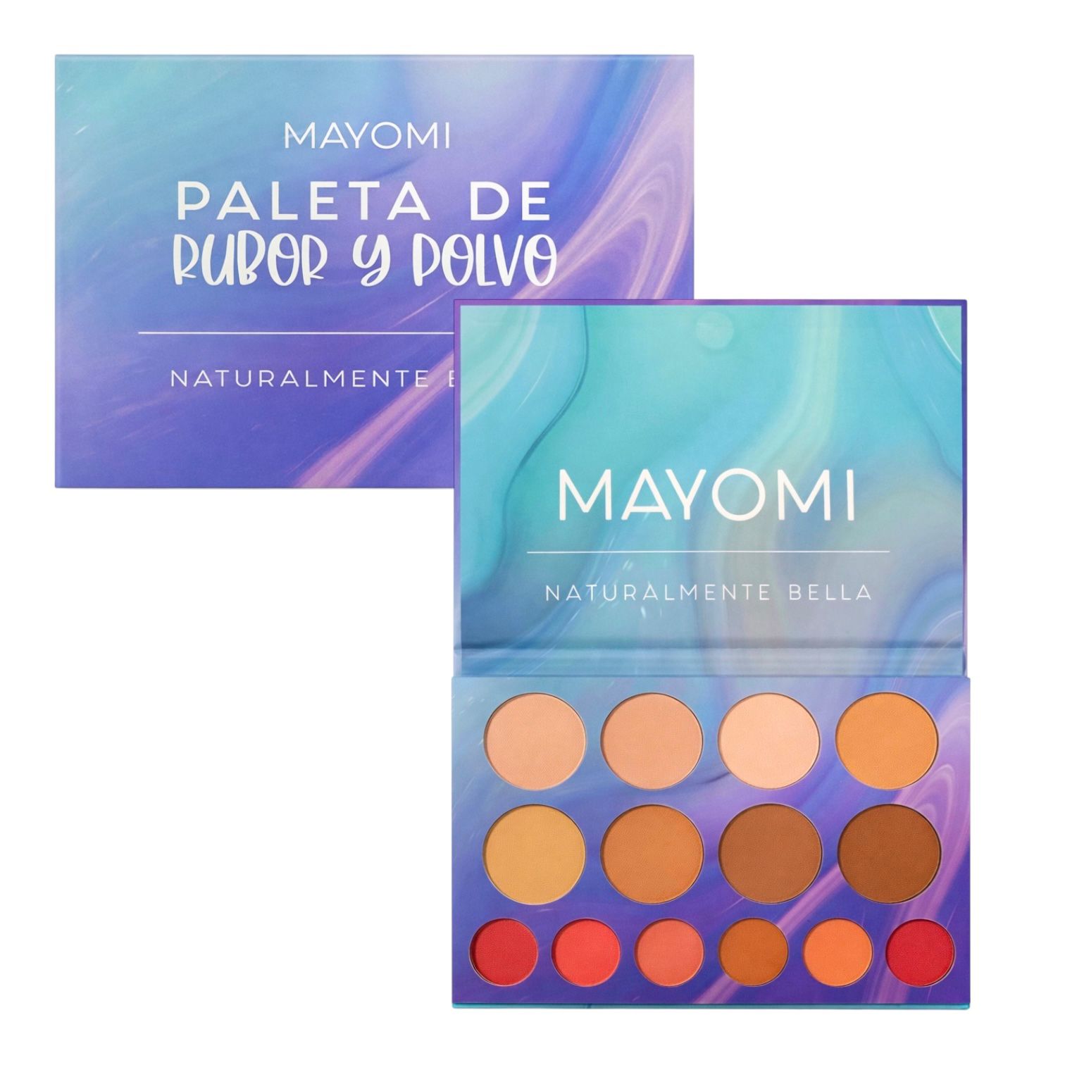 PALETA DE RUBOR Y POLVO MAYOMI