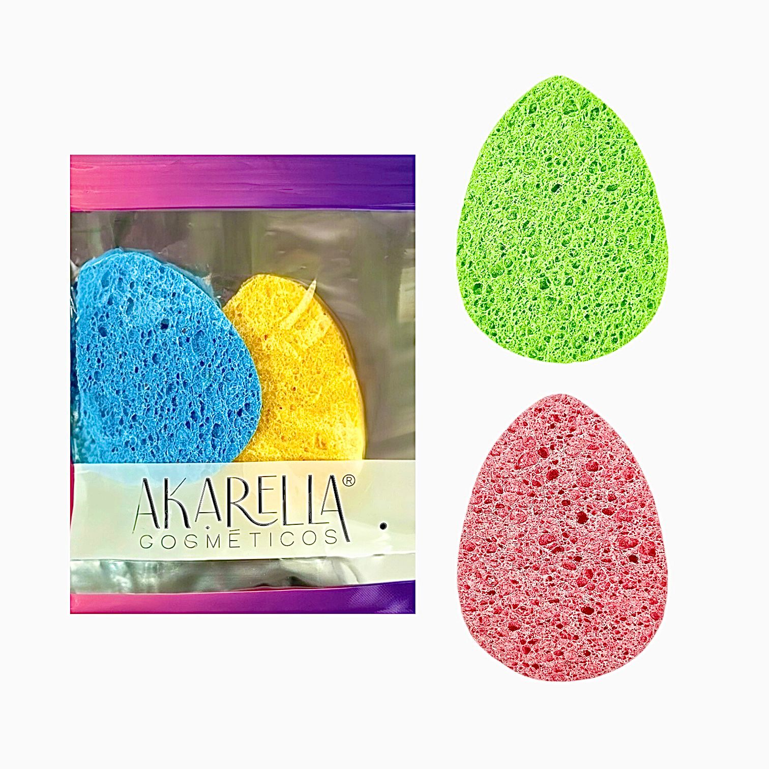 BOLSITA X2 ESPONJA CORPORAL AKARELLA