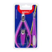 SET X3 CORTACUTICULA CORTAUÑAS Y PATA DE CABRA AISHILI