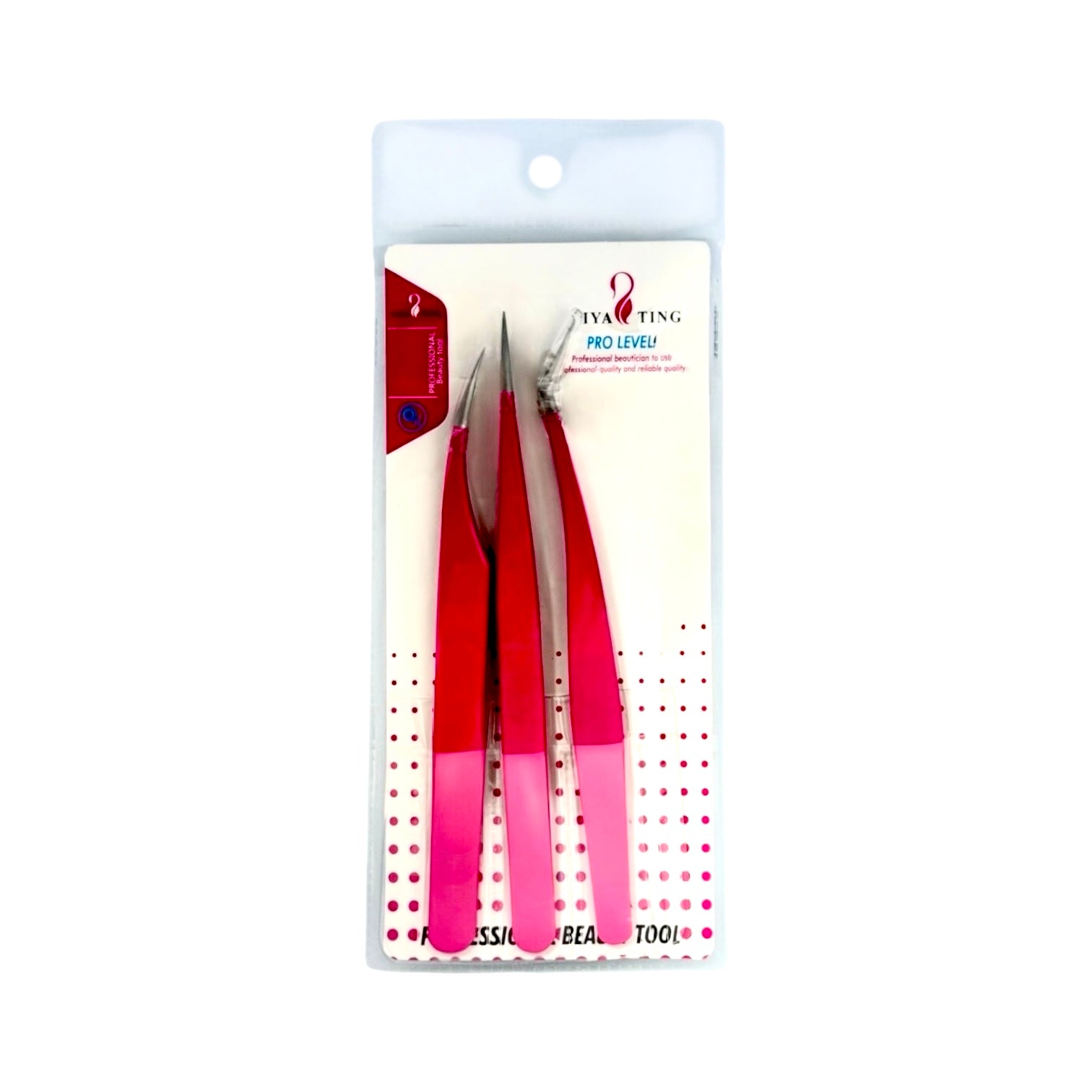 SET X3 PINZA PARA PESTAÑAS YIYA TING