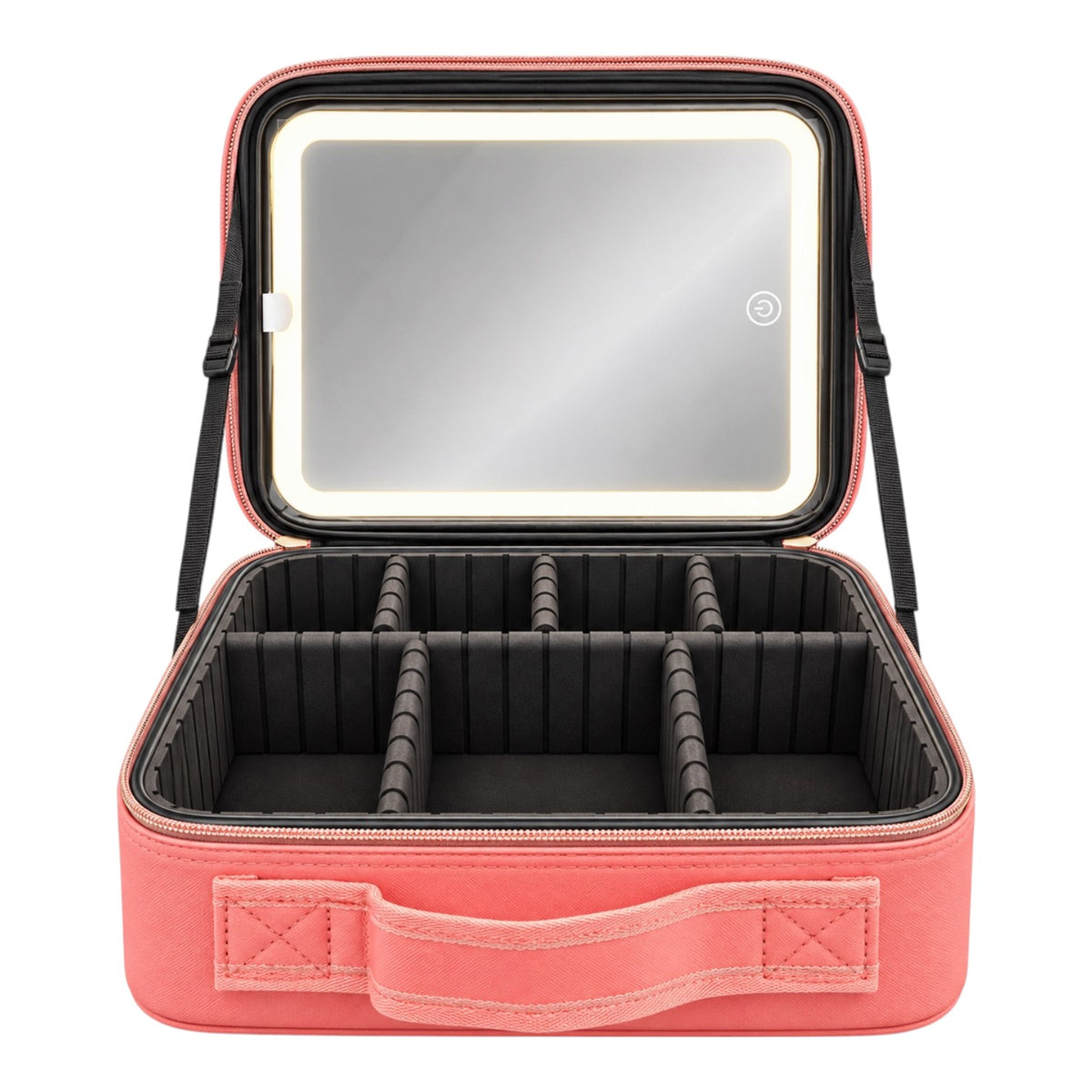 MALETA ORGANIZADOR DE MAQUILLAJE CON LUZ PEQUE COLORES