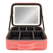 MALETA ORGANIZADOR DE MAQUILLAJE CON LUZ PEQUE COLORES
