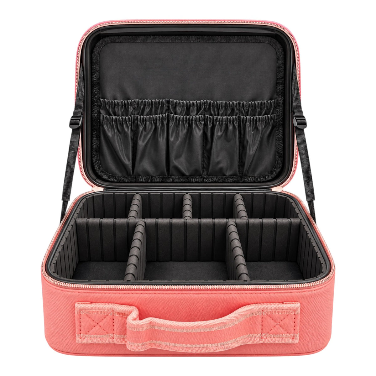 MALETA ORGANIZADOR DE MAQUILLAJE CON LUZ PEQUE COLORES