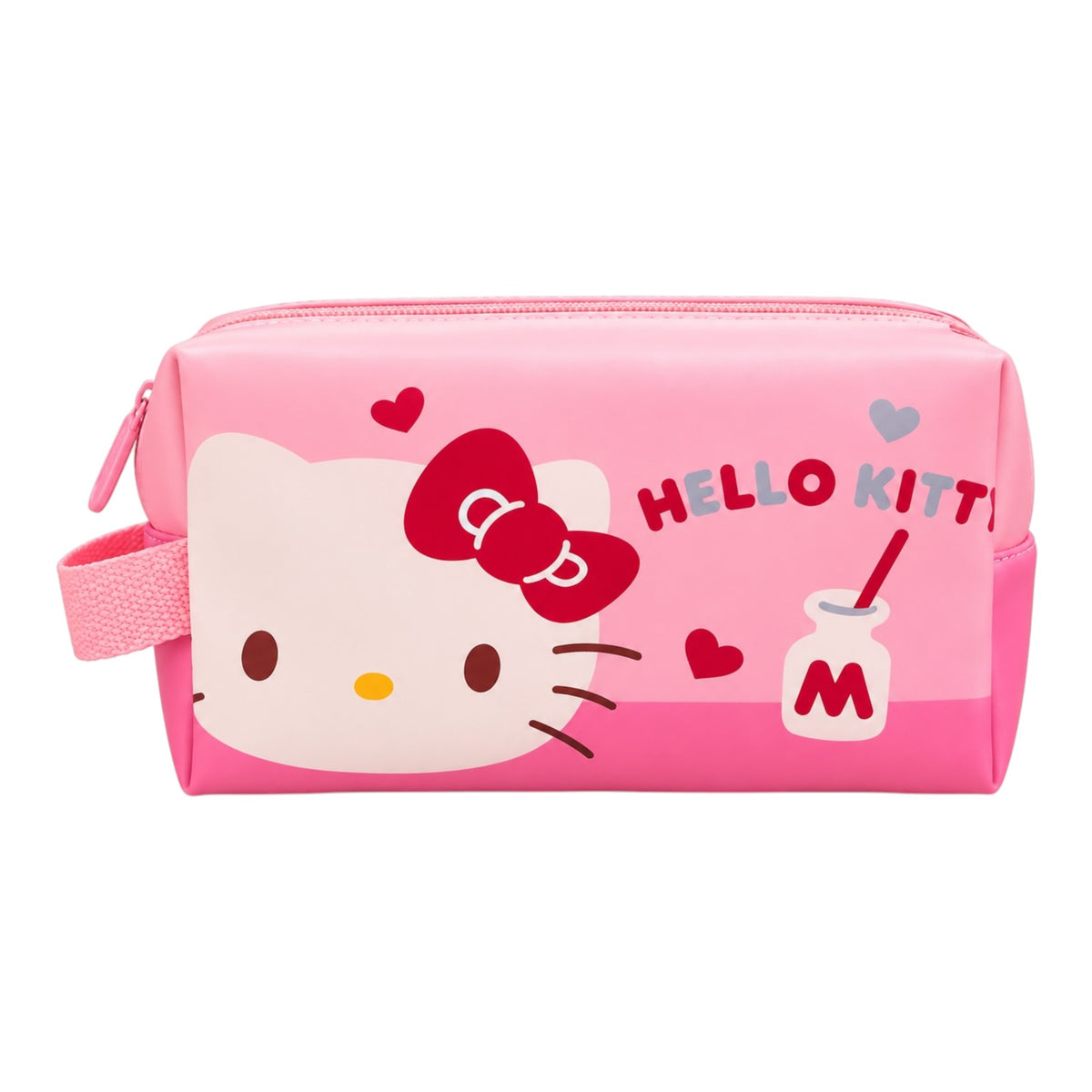 COSMETIQUERA PLASTICO KUROMI HELLO KITTY AGARRADERA