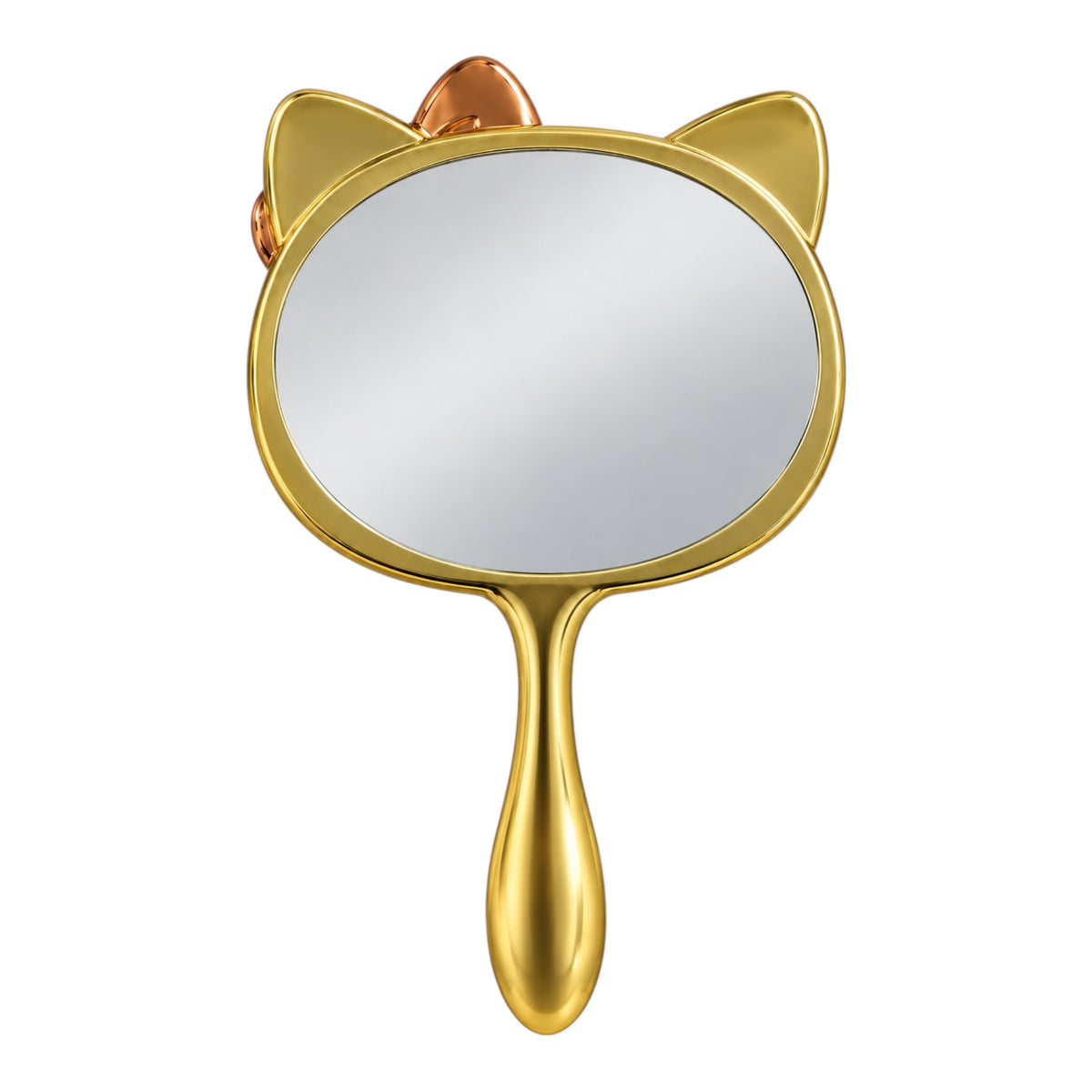 ESPEJO DE MANO HELLO KITTY DORADO