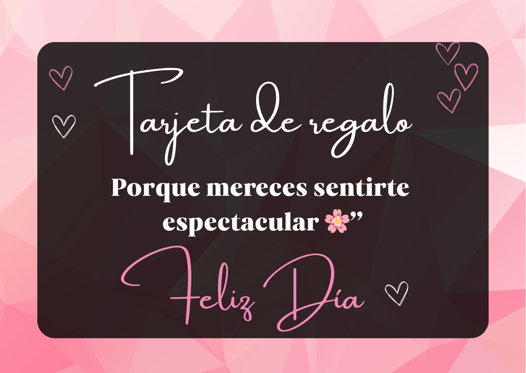 TARJETA DE REGALO CORAZONES