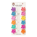 CARTON X12 MINI GANCHITOS FLORECITA MATTE HAND MADE