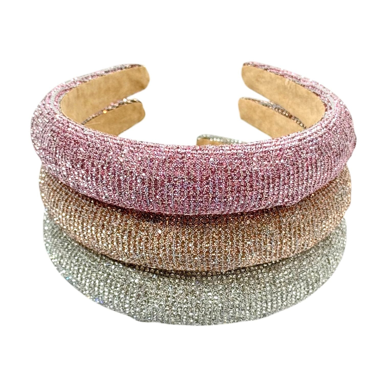 DIADEMA ANCHA PEPITAS CRISTAL