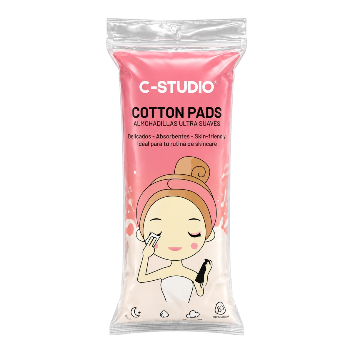 PADS DESMAQUILLANTES X80 C-STUDIO