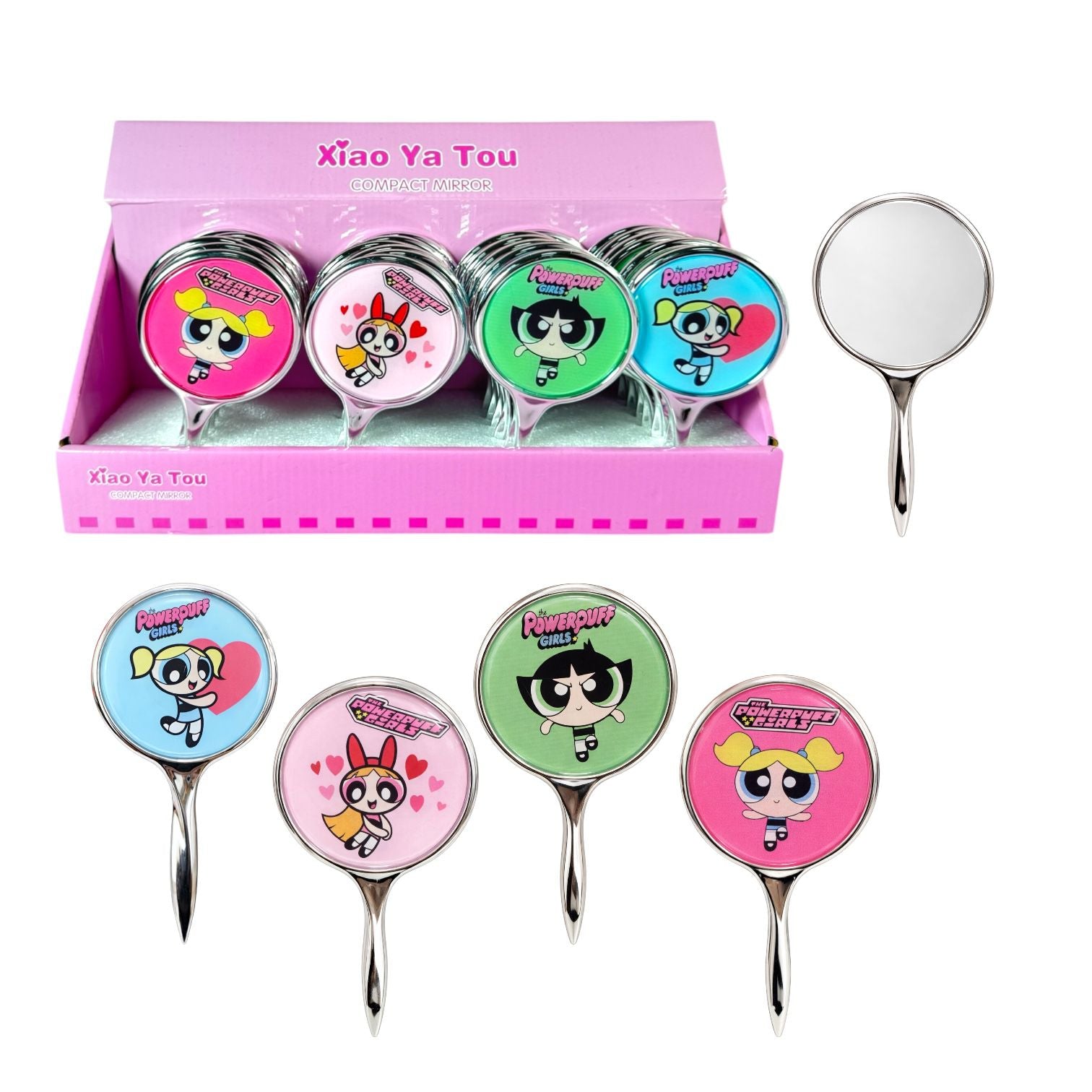 ESPEJO CON MANGO CHICAS SUPER PODEROSAS