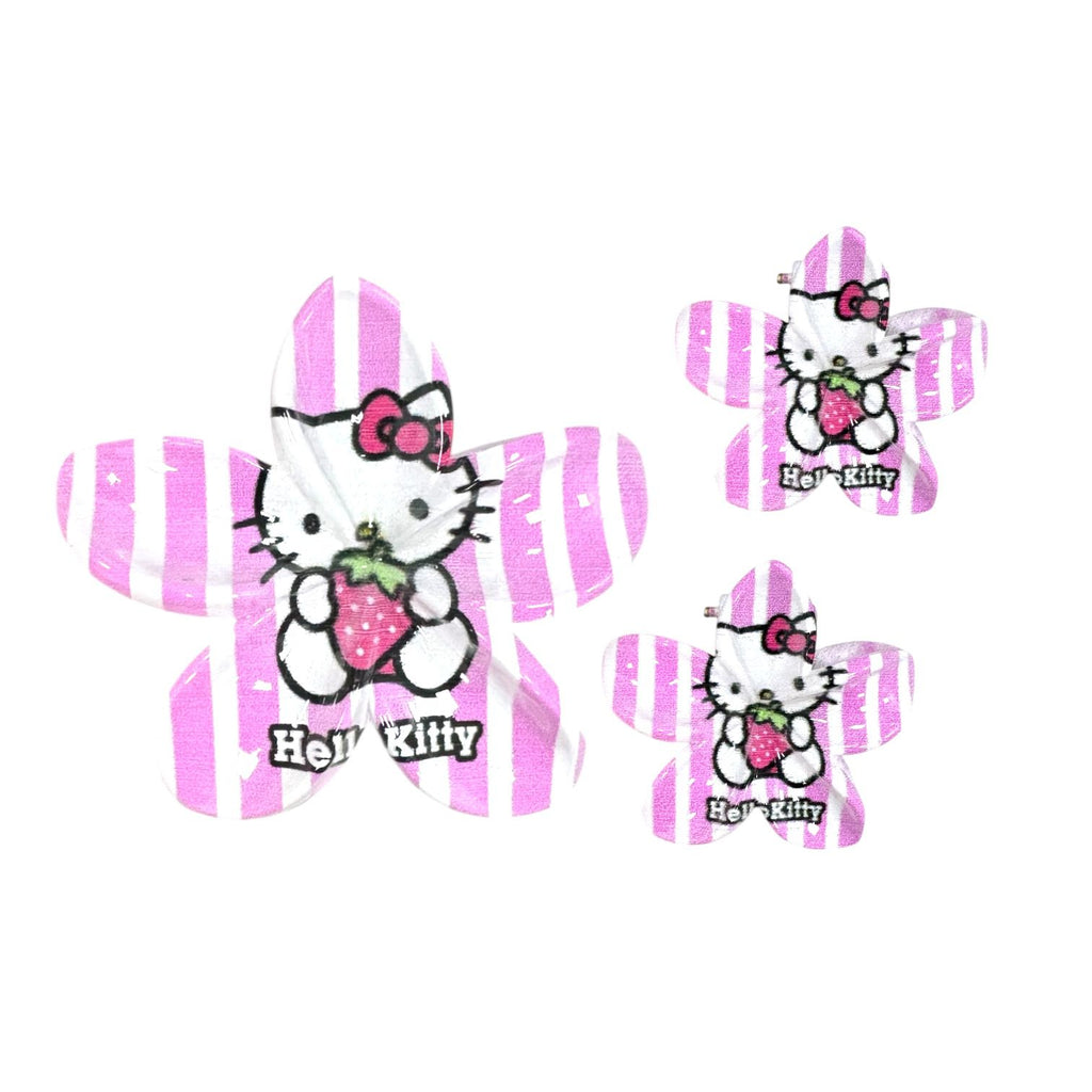 CARTON CAIMAN GRANDE Y 2 MINI CAIMAN ESTAMPADO HELLO KITTY