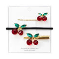 CARTON X2 PINZAS Y 1 MOÑITA CEREZAS FASHION JEWELRY